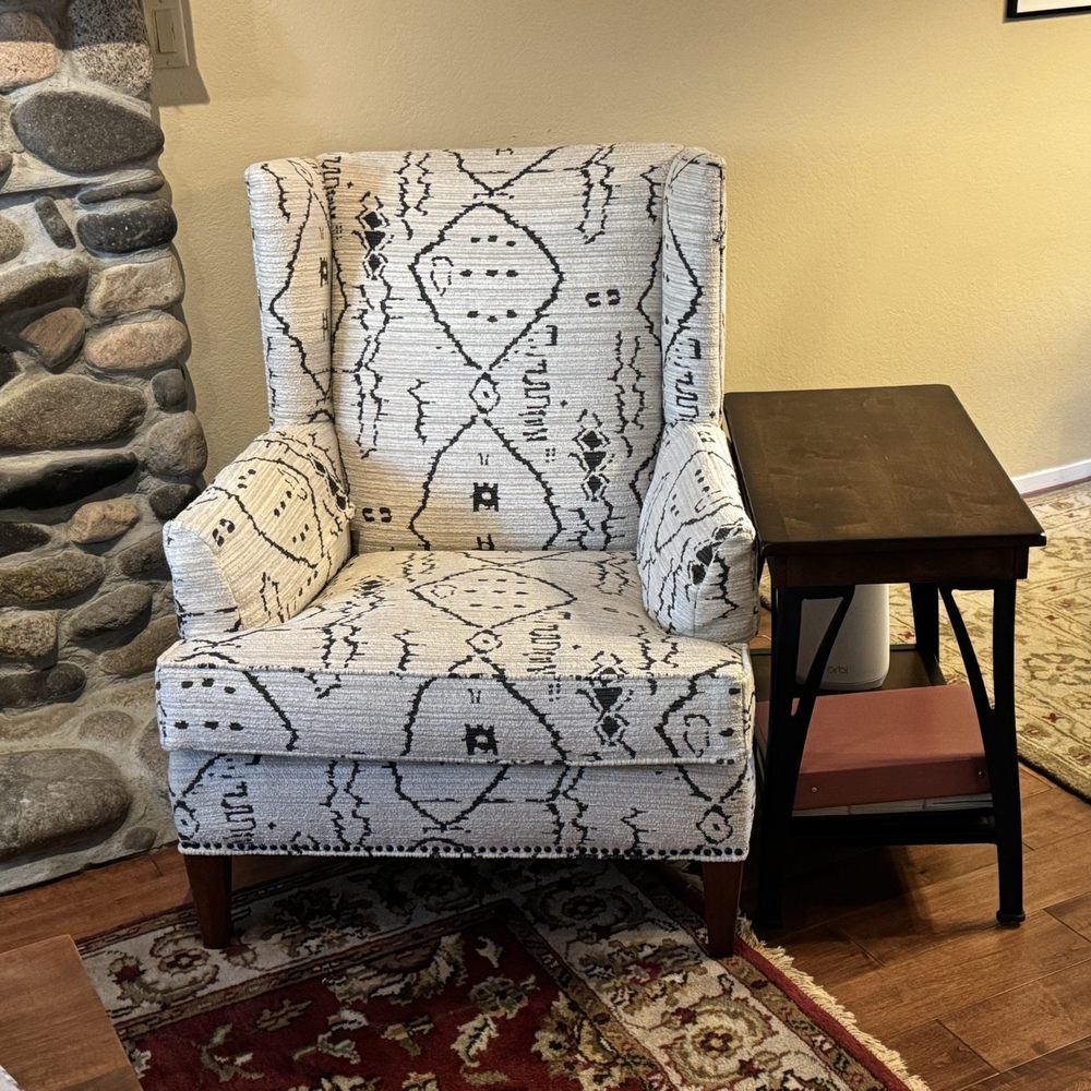 Uplift Upholstery - Reupholstered wingback chairs. - Furniture Reupholstery Near Me - Sparks, Nevada Uplift Upholstery - Reupholstered wingback chairs. - Furniture Reupholstery Near Me - Sparks, Nevada