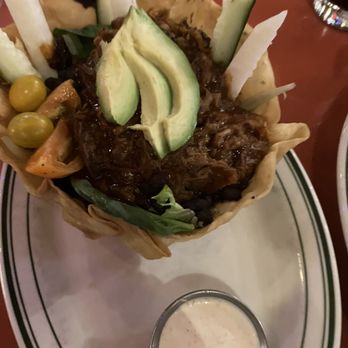 George's Corner - Tostada salad with pork, very little lettuce - American Near Me - St George, Utah