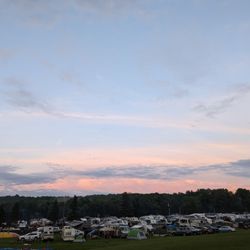 Campers Haven - From top of the hill looking out with the sunset