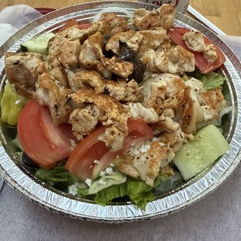 Jimmy's Greek American Grill - Greek salad with chicken - Greek Near Me - Sebring, Florida Jimmy's Greek American Grill - Greek salad with chicken - Greek Near Me - Sebring, Florida