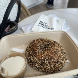 Yummy Everything Bagel & Smear for breakfast! Yummy Everything Bagel & Smear for breakfast!