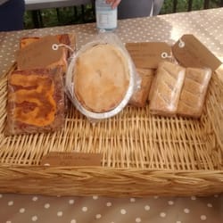 Queens Park Farmers Market - Soy Division stall - vegan sausage rolls, pies, pizza slices