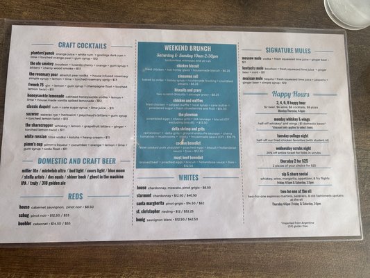 Menu photo 2 Planters Gastropub Monroe, LA