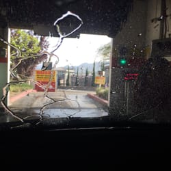 Shell Gas Station - View inside of my car during the car wash