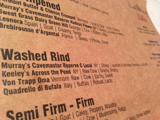 Menu photo 8 Murray's Cheese Bar Long Island City, NY Menu photo 8 Murray's Cheese Bar Long Island City, NY