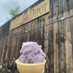 Medora Fudge & Ice Cream Depot - Huckleberry ice cream