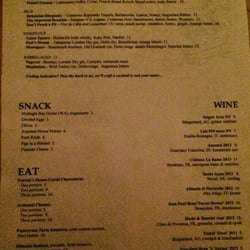 Imperíal - Menu