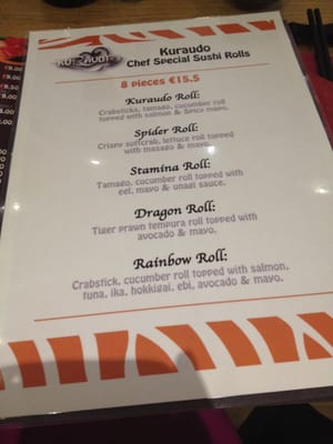Menu photo 3 KuRaudo Sushi & Bento Dublin, D