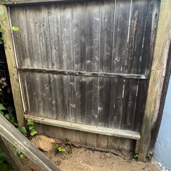 Harber Construction - Before and after. - Fences & Gates Near Me Harber Construction - Before and after. - Fences & Gates Near Me