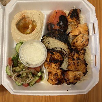 Damasquino - Chicken Kabob Plate - Middle Eastern Near Me - Glendora, California