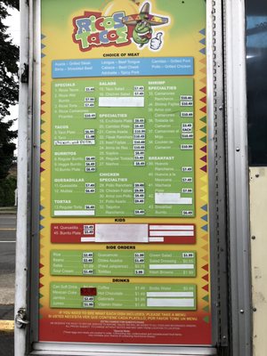 Menu photo 2 Taqueria bravo Tacoma, WA Menu photo 2 Taqueria bravo Tacoma, WA