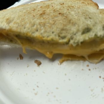CQ2 Bistro - Half of my grilled cheese pesto sandwich - Coffee & Tea Near Me - Honolulu, Hawaii CQ2 Bistro - Half of my grilled cheese pesto sandwich - Coffee & Tea Near Me - Honolulu, Hawaii