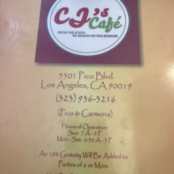 CJ’s Cafe - Mexican Near Me - Los Angeles, California CJ’s Cafe - Mexican Near Me - Los Angeles, California