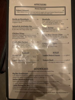 Menu photo 4 The Palace Restaurant & Bar Sylvester, GA Menu photo 4 The Palace Restaurant & Bar Sylvester, GA