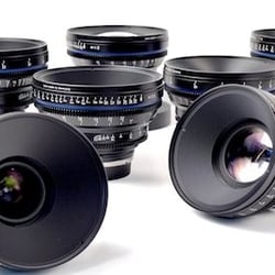 Cinema Camera Rentals - CP2 Zeiss lens set available for rental