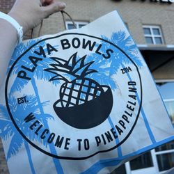 Playa Bowls - Cute takeout bag