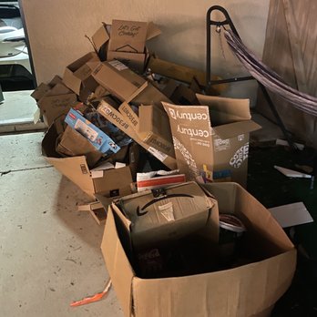 Dos Muchos Junk Removal - Lots of boxes before! - Junk Removal & Hauling Near Me - San Diego, California