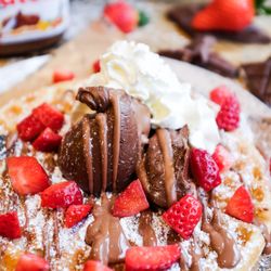 Crêpeaffaire - Brighton - Strawberry waffle