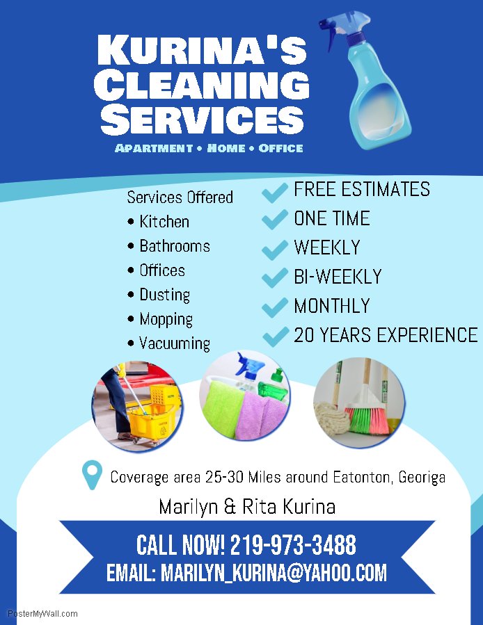 KURINA’S CLEANING SERVICE Updated October 2024 Milledgeville
