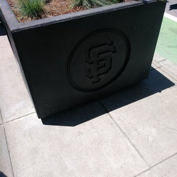 Oracle Park - SF Logo Planter Box. - Stadiums & Arenas Near Me - San Francisco, California