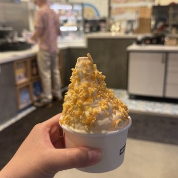 Milk Bar - Peaches & Cream Soft Serve Cup - Desserts Near Me - Washington, DC, District of Columbia