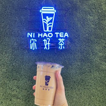 NI HAO TEA - Ni Hao Milk Tea w/ grass jelly - Coffee & Tea Near Me - Tucson, Arizona