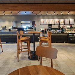 Starbucks - Spacious interior.