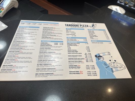 Menu photo 1 Tandoori Pizza Dublin, CA