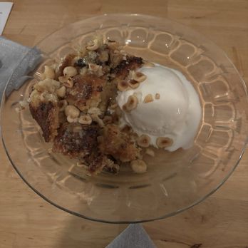 Bellflower - Hazelnut bread pudding - New American Near Me - Ypsilanti, Michigan