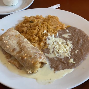 Tequila's Town - Chicken Chimichanga Lunch Special - Mexican Near Me - Savannah, Georgia