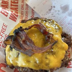 Epic Burger - "Bacon" cheeseburger.