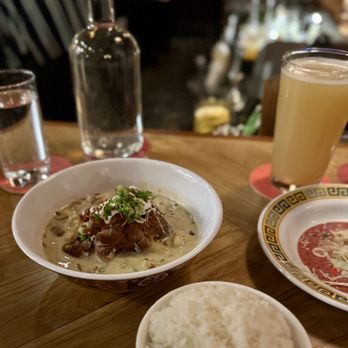 Eem - Green Curry w/ Crispy Pulled Pork - Cocktail Bars Near Me - Portland, Oregon Eem - Green Curry w/ Crispy Pulled Pork - Cocktail Bars Near Me - Portland, Oregon