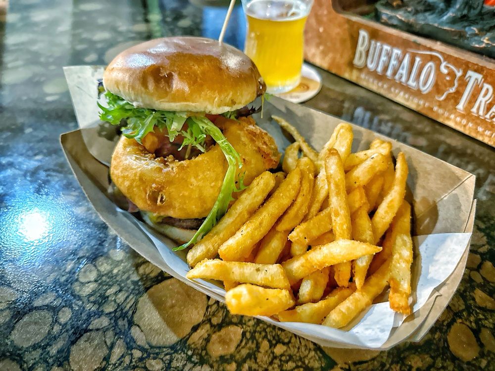 Food from Wandering Griffin Brewery & Pub