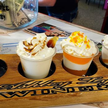 Ashley Lynn Winery - Wine Milkshake Flight - Wine Tasting Room Near Me - Waterloo, New York