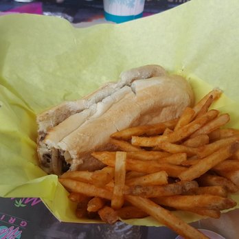 Miami Grill - I asked what was most popular and she said the steak sandwich - Burgers Near Me - Hollywood, Florida Miami Grill - I asked what was most popular and she said the steak sandwich - Burgers Near Me - Hollywood, Florida