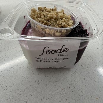 Foode Cafe & Catering - Blueberry Compote & Greek Yogurt Parfait - Venues & Event Spaces Near Me - Vancouver, Washington Foode Cafe & Catering - Blueberry Compote & Greek Yogurt Parfait - Venues & Event Spaces Near Me - Vancouver, Washington
