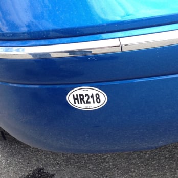 Car Stickers Inc - Personalized sticker from car stickers.com on lower left rear bumper of personal auto. - Printing Services Near Me - Bend, Oregon Car Stickers Inc - Personalized sticker from car stickers.com on lower left rear bumper of personal auto. - Printing Services Near Me - Bend, Oregon