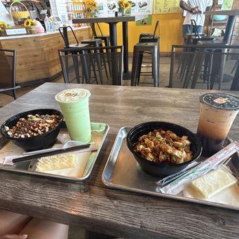 K-BOP - Beef Bulgogi Bowl Teriyaki Chicken Bowl frozen Honeydew Frozen Large Thai Tea (Large Only) - Korean Near Me - San Marcos, Texas K-BOP - Beef Bulgogi Bowl Teriyaki Chicken Bowl frozen Honeydew Frozen Large Thai Tea (Large Only) - Korean Near Me - San Marcos, Texas