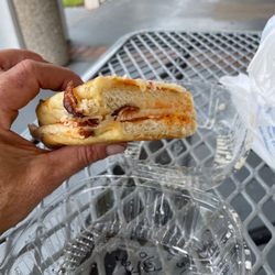 Shell - Damn good buffalo chicken sandwich.