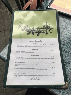 Menu photo 5 Los Amigos Vail, CO