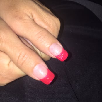Vivian Nail Spa - This is the same finger from both hands. One is wider and French is different - Nail Salons Near Me - Springfield, Virginia Vivian Nail Spa - This is the same finger from both hands. One is wider and French is different - Nail Salons Near Me - Springfield, Virginia