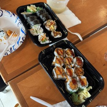 Yama Japan - Sweet Potato Roll (2 orders), Vegetable Roll, Shrimp Tempura Roll - Sushi Bars Near Me - Toledo, Ohio Yama Japan - Sweet Potato Roll (2 orders), Vegetable Roll, Shrimp Tempura Roll - Sushi Bars Near Me - Toledo, Ohio