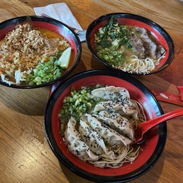 Dumpling Ramen, Chicken Pad Thai Ramen, Post Rock Beef Ramen Dumpling Ramen, Chicken Pad Thai Ramen, Post Rock Beef Ramen