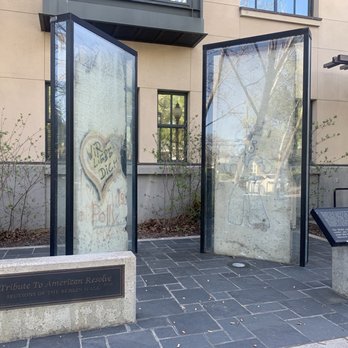 Mountain View Public Library - Berlin Wall donated by the Golzen Family 2013 - Libraries Near Me - Mountain View, California