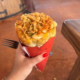 Chicken Mac and Cheese Cone Chicken Mac and Cheese Cone