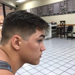 Platinum Cutz Barber Shop - A clean cut for my youngest :)