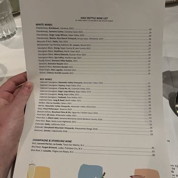 Cafe Thirty-A - Wine menu - Seafood Near Me - Santa Rosa Beach, Florida