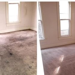 K O Cleaning Solutions - One of our toughest jobs but with the right mix of cleaners and the pure power of the commercial extractor we do some pretty amazing things!