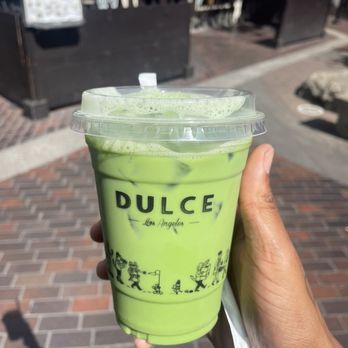 Cafe Dulce - BLUEBERRY MATCHA! - Coffee & Tea Near Me - Los Angeles, California