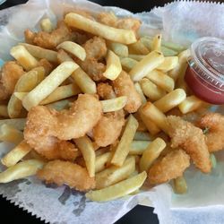 Milly's - Fried shrimp basket